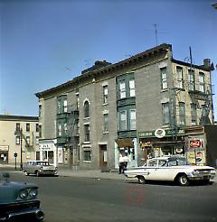 [View of east side of 10th Avenue.]