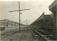 Looking east from Fort Hamilton Ave. showing both station platforms and roadbed