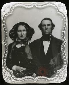 Mr. and Mrs. Hesson, from an ambrotype