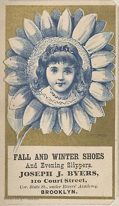 Tradecard. Joseph J. Byers. 110 Court Street. Brooklyn.