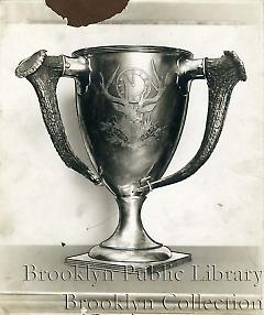 [Elks Club silver trophy cups]