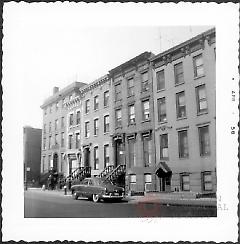 [View of Ashland Place (from corner of Fulton Street) looking northeast.]