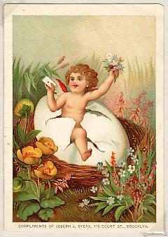 Tradecard. Joseph J. Byers. 110 Court St. Brooklyn, NY. Recto.