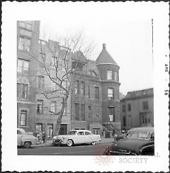 [East side of Bedford Avenue looking toward Rodney Street (corner at right).]