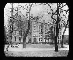 Views: U.S., Brooklyn. Brooklyn, Packer Institute. View 007: Packer - view from the garden in winter.