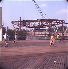 Coney Island [boardwalk and construction]