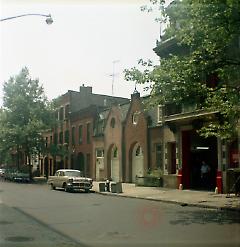 [View of west side of Hicks Street.]