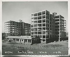 [Cooper Park Houses under construction]