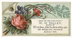 Tradecard. W. W. Tolley. 631 DeKelb Avenue. Brooklyn, NY. Recto.