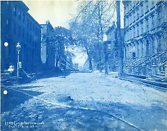 Progress of work on Joralemon street west of Garden Place