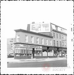 [Corner of Gates Avenue (left) and Fulton Street. ]