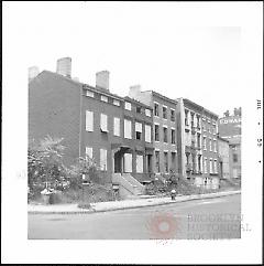 [Northeast corner of Johnson Street (right) and Lawrence Street (at far left).]