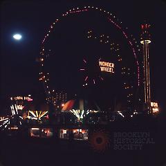 [Wonder Wheel at Night], Coney Island