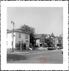 [West side of Bay 16th Street looking northwest.]