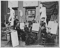 [Pratt Institute art class]