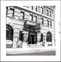 [Hotel Touraine entrance, Clinton Street.]