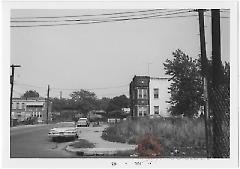 [View looking east along Avenue X.]