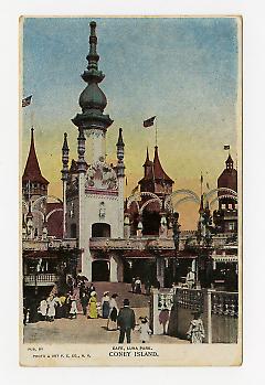 Café, Luna Park. Coney Island. Recto.