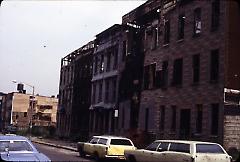 [Damaged townhouses]