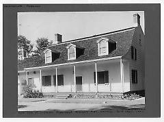 Back view of Lefferts Homestead, Prospect Park, Brooklyn built about 1800.