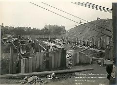 Looking south showing progress on 64th St. sub. station