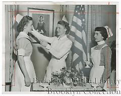 Well-dressed nurse of 1951
