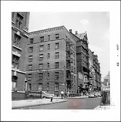 [Northeast corner of Hicks Street (left) and Montague Street, looking northeast.]