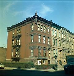 [Northeast corner of Marcy Avenue & Lafayette Avenue.]