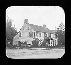 Views: U.S., Brooklyn. Brooklyn residences. View 002: Freeman House - Flatbush Ave & Ave A. Built by Dominic Freeman - 1735. Occupied by Hessians during Revolution (Ext.).