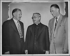 Richard Meehan, the Very Rev. John A. Flynn and James M. Casey