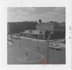 [View from Avenue M BMT station (Brighton line).]