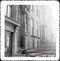 [View of Pierrepont Street looking west (south side of street.)]