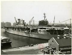 [Ship at Brooklyn Navy Yard]