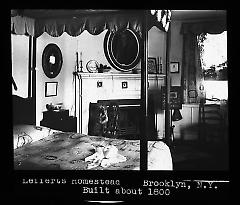 Views: U.S., Brooklyn. Brooklyn, Lefferts Homes. View 016: Lefferts Homestead. Bedroom. Built about 1800.