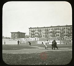 Ball in Air, [Lefty] Liefield pitching