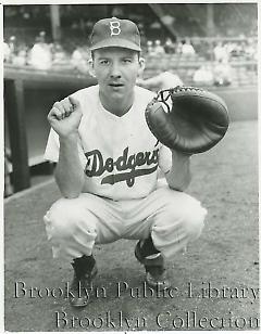 [Rube Walker at Ebbets Field]