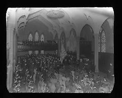 Views: U.S., Brooklyn. Brooklyn, Packer Institute. View 001: Packer - Chapel - Saluting the Flag.