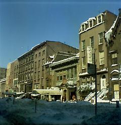 [View of north side of Montague Street.]