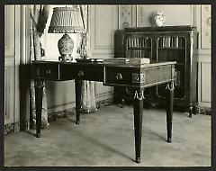 Weil-Worgelt apartment; writing table in French eighteenth-century revival style.