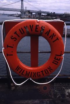 [Life ring from the T.T Stuyvesant ship]