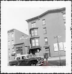 [Near north east corner of Adelphi Street and DeKalb Avenue.]