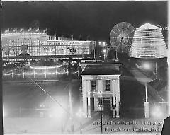 Night picture of lower Coney Island