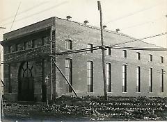 3/4 view of 64th St. substation building looking S.E.