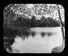 Views: U.S., Brooklyn. Brooklyn, Prospect Park. View 053: View of the lake (islands and lake).