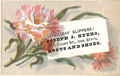 Tradecard. Joseph J. Byers. 110 Court Street. Brooklyn.