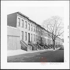 [View of north side of Second Street looking east.]