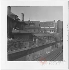 [View from bridge over BMT cut at Albemarle Road.]