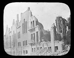 Views: U.S., Brooklyn. Brooklyn churches; synagogues. View 013: Ruins of Dr. T. DeW. Talmage's Church, Greene and Clinton Aves.