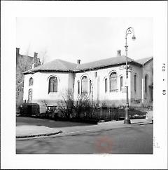 [Church on northwest corner of Verandah Place and Clinton Street.]