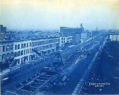 [4th Avenue subway construction site]